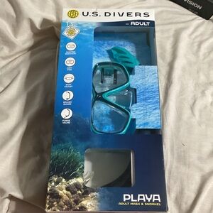 Adult Snorkel Set - Blue